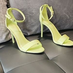 Aldo Lime Green Strappy Heels